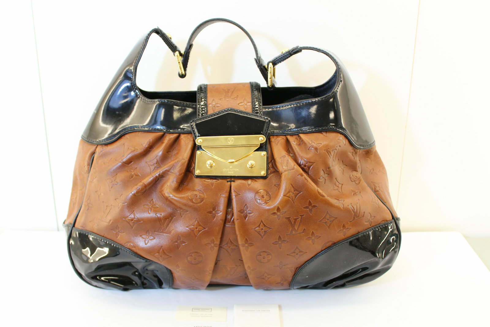 Authentic Louis Vuitton Cuir Embosse Polly Bag (1 of 5)