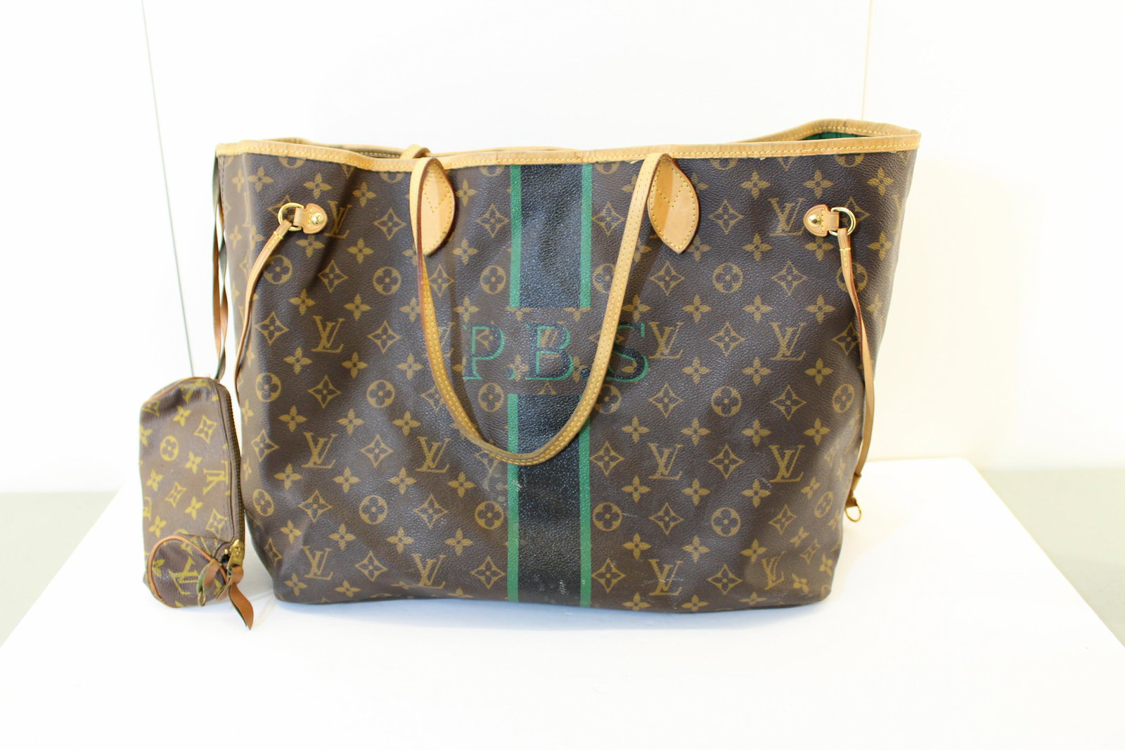 Louis Vuitton Neverfull Bag Canvas (1 of 2)