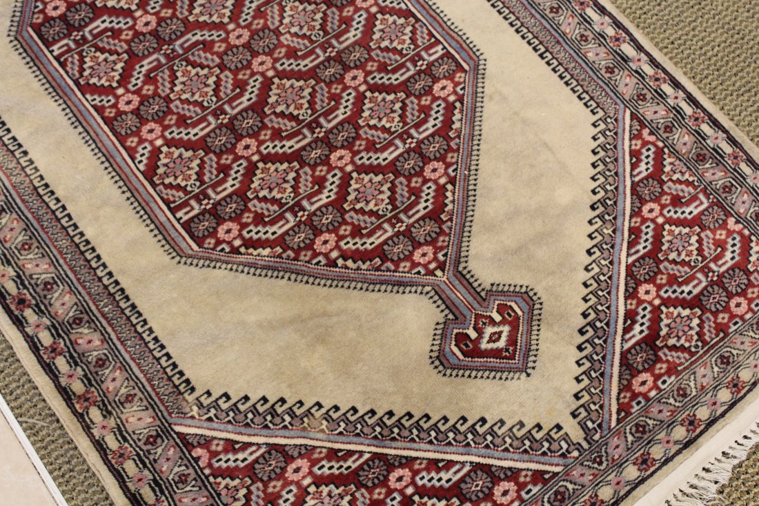 Hand Knotted Wool Rug: area rug