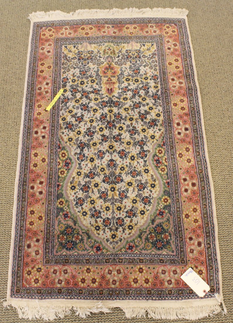 Hand Knotted Persian Tree of Life Rug: area rug