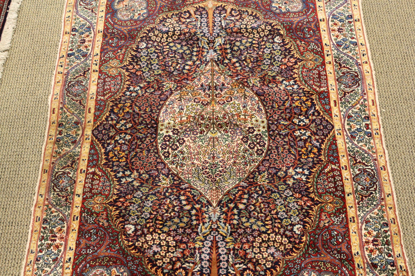 Hand Knotted Persian Tree of Life Rug: area rug