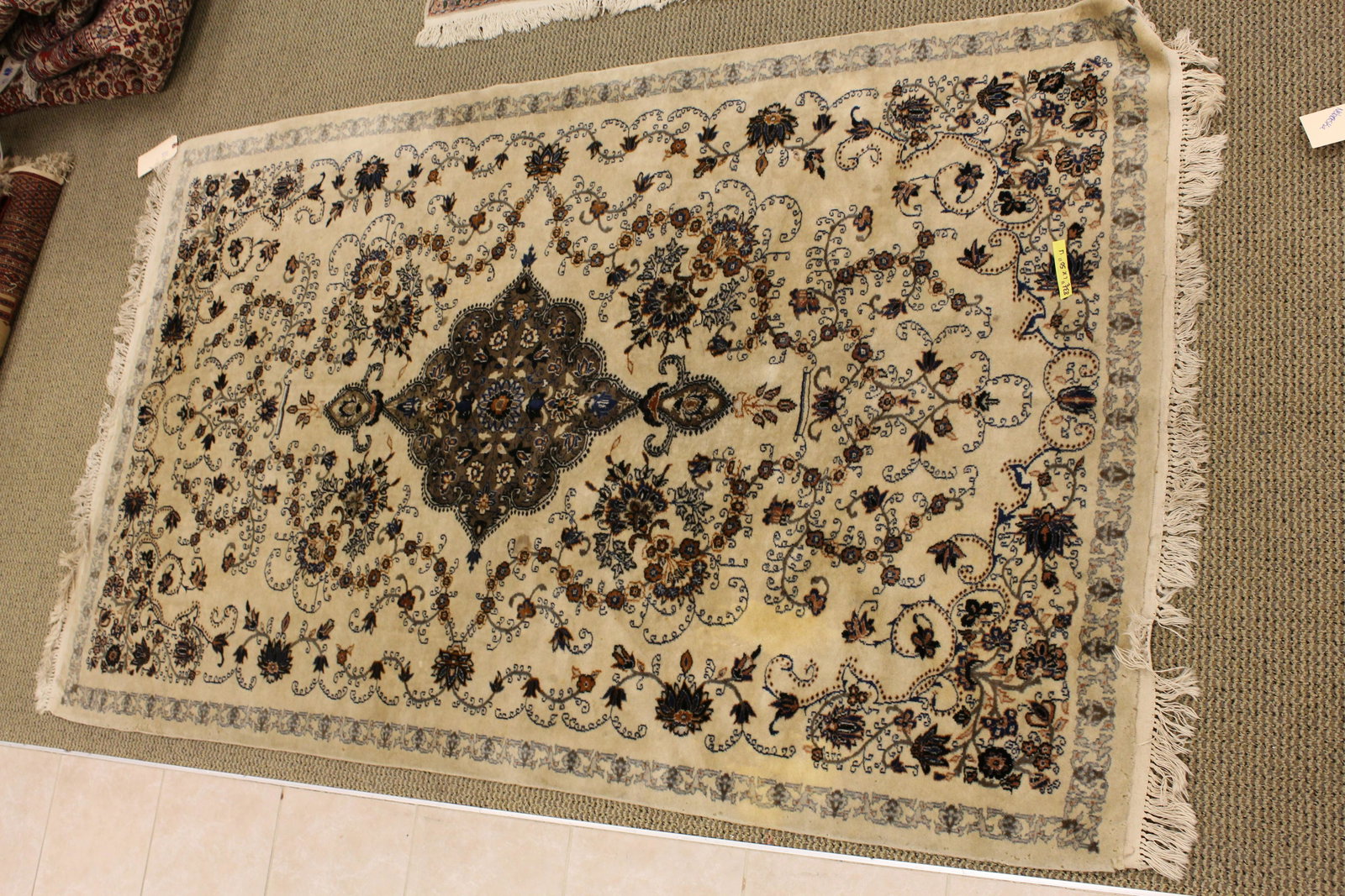 Hand Knotted Wool Rug: area rug