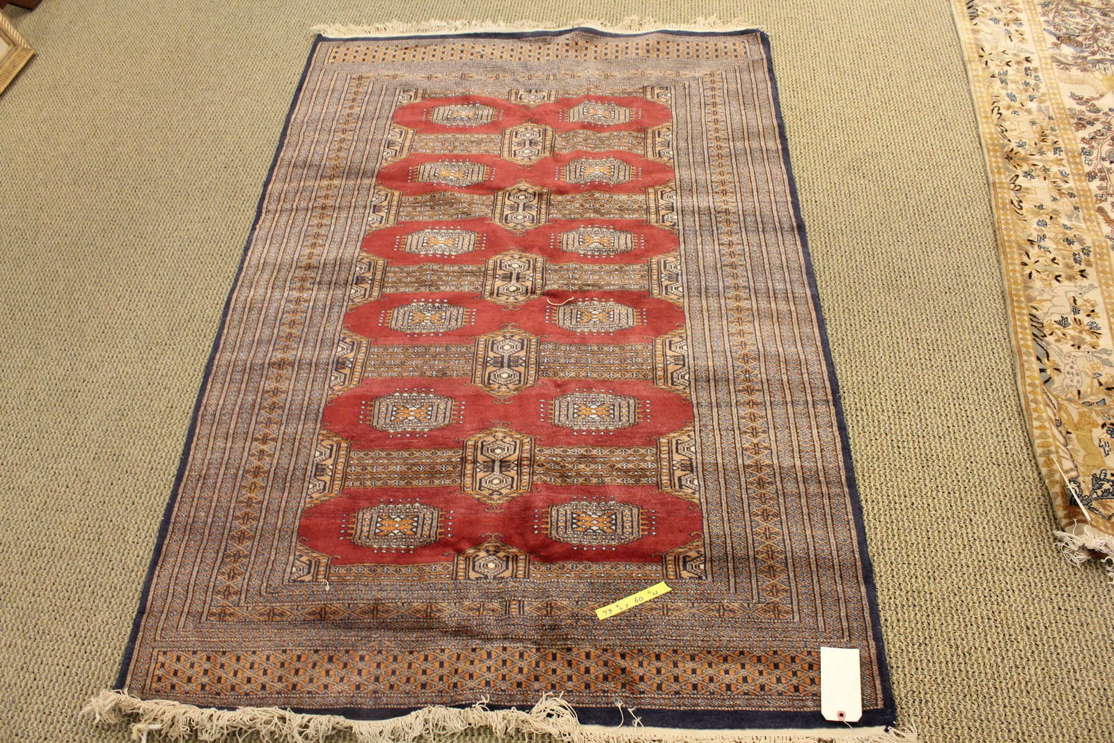 Hand Knotted Wool Rug: area rug