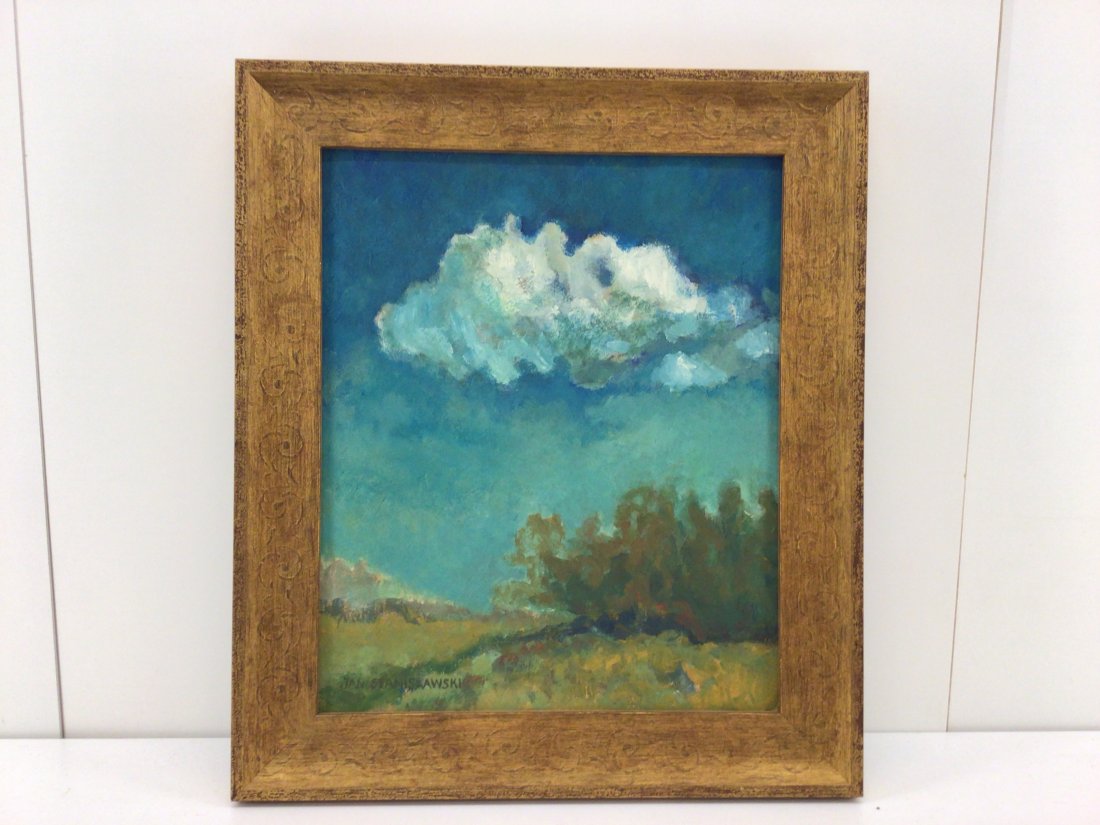 Jan Stanislawski, (Polish, 1860-1907) Oil on Board: From the estate of Ray Winfield Smith, Egyptologist.