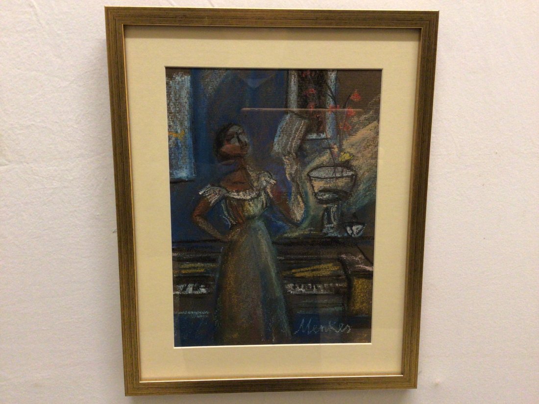 Sigmund Menkes 1896 - 1986 Gouache: From the estate of Ray Winfield Smith, Egyptologist.