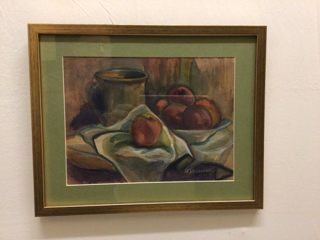 Wladyslaw Slewinski (Polish, 1856-1918) Watercolor: From the estate of Ray Winfield Smith, Egyptologist. Wladyslaw Slewinski(1 June 1851 - 24 March 1918, Paris[1]) was a Polish painter. He was one of Gauguin's students and a leading artist of the Young