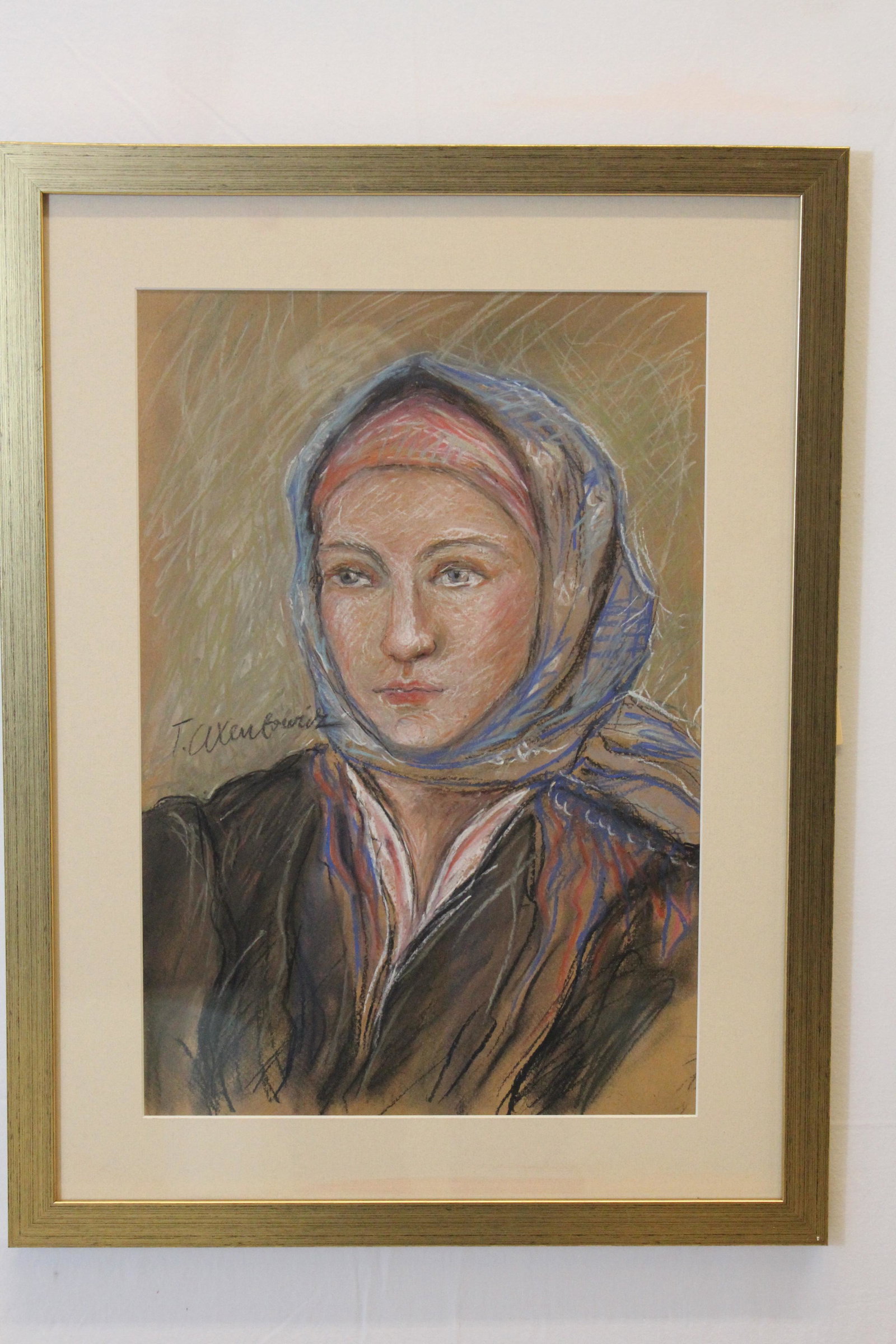 Theodor Axentowicz (Polish 1859-1938) Pastel: From the estate of Ray Winfield Smith, Egyptologist.
