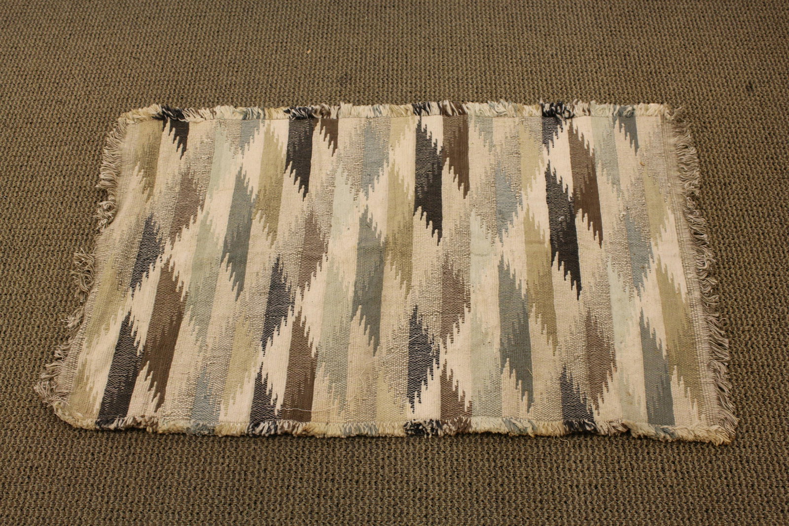Kilim Flat WeaveCarpet, Antique: From the estate of Ray Winfield Smith, Egyptologist.