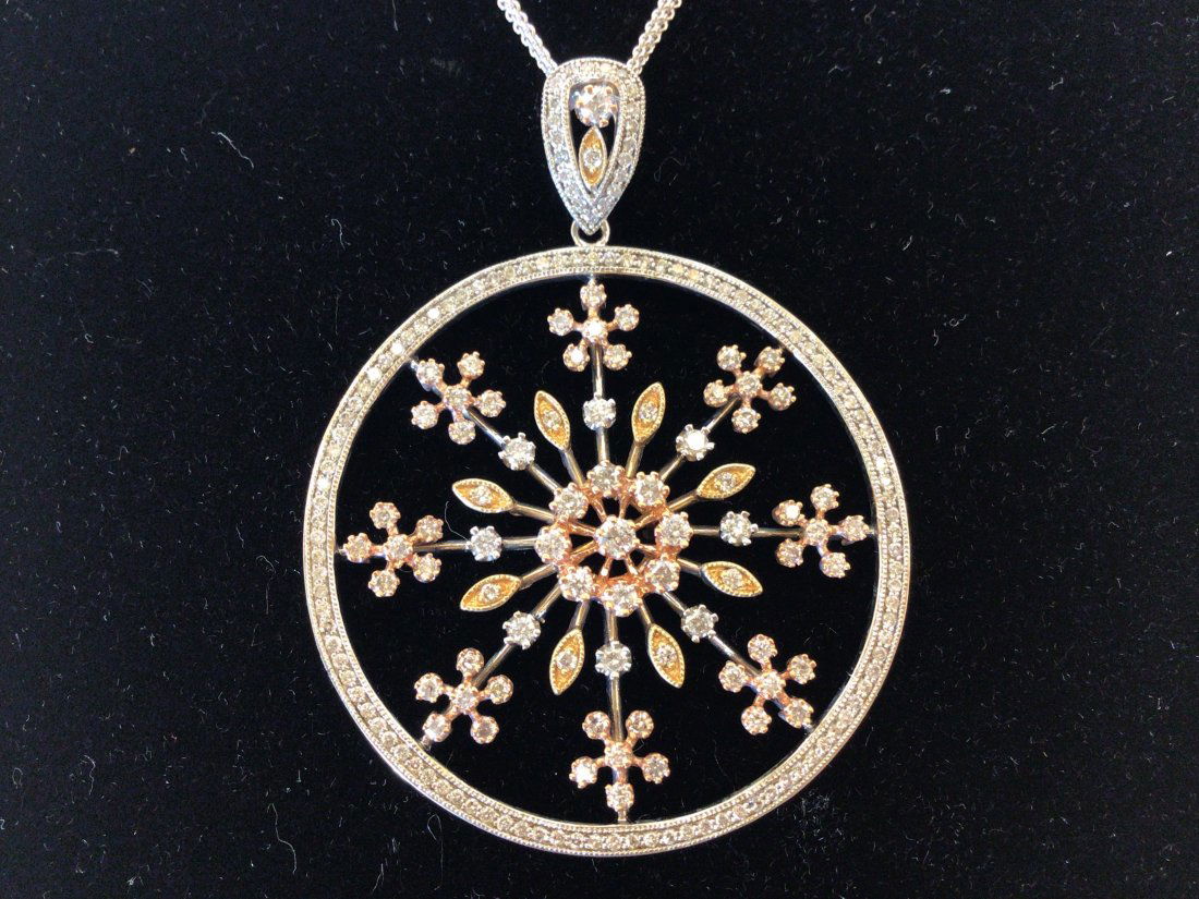 Effy 14K Gold Diamond Pave Necklace (1 of 3)