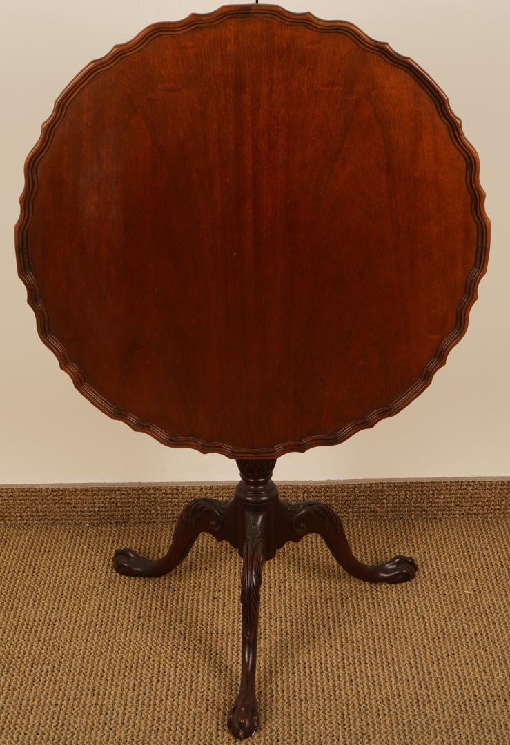Baker Pie Crust Tilt-top Tea Table (1 of 6)