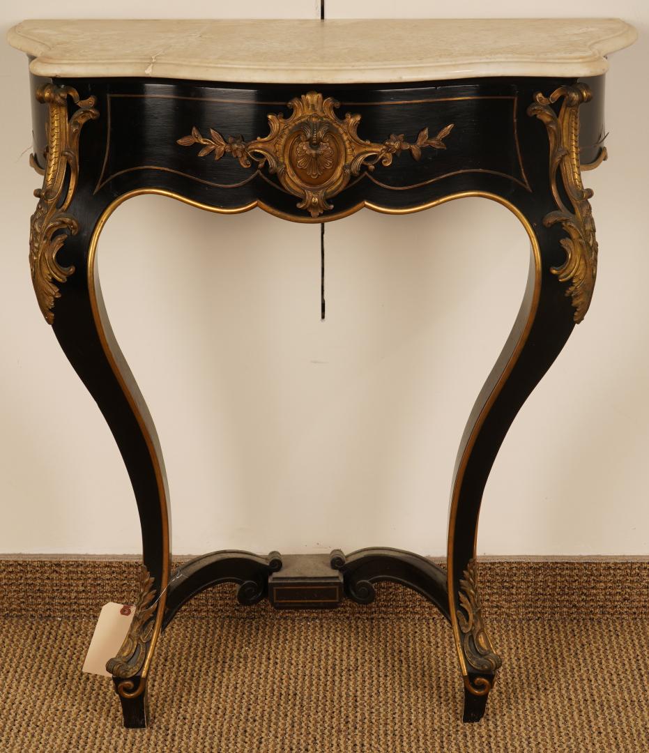 French Louis Phillippe Marble Top Console table (1 of 4)