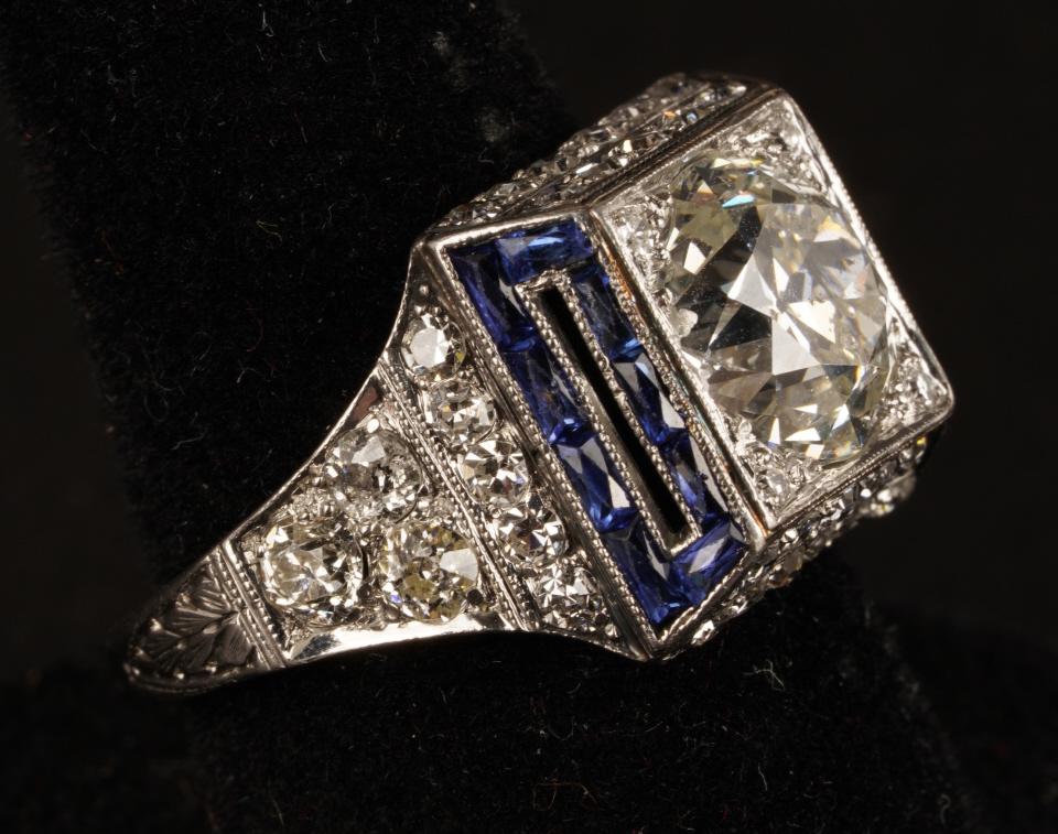 Platinum 18K Gold 2.47ct Diamond Ring (1 of 9)