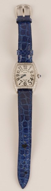 FRANCK MULLER 18k white gold wristwatch (1 of 8)