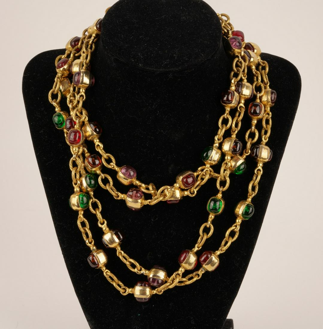 Chanel 70" Gripoix Necklace (1 of 5)