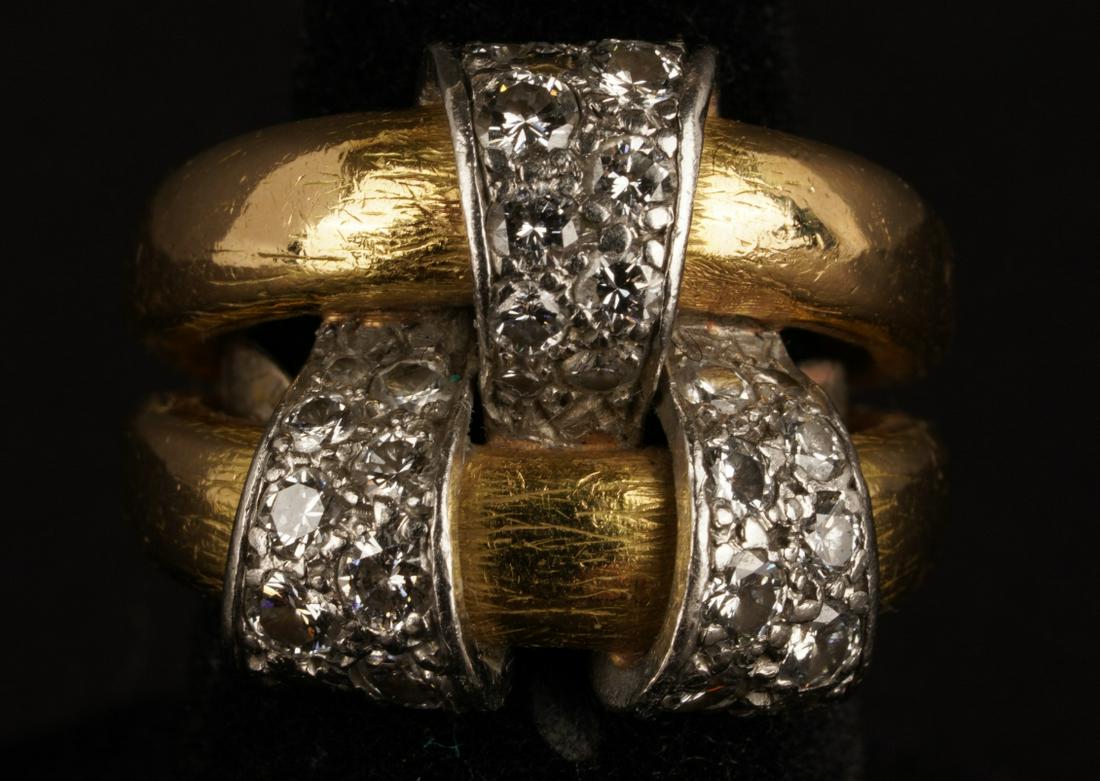 Tiffany Schlumberger 18K Diamond Ring (1 of 5)
