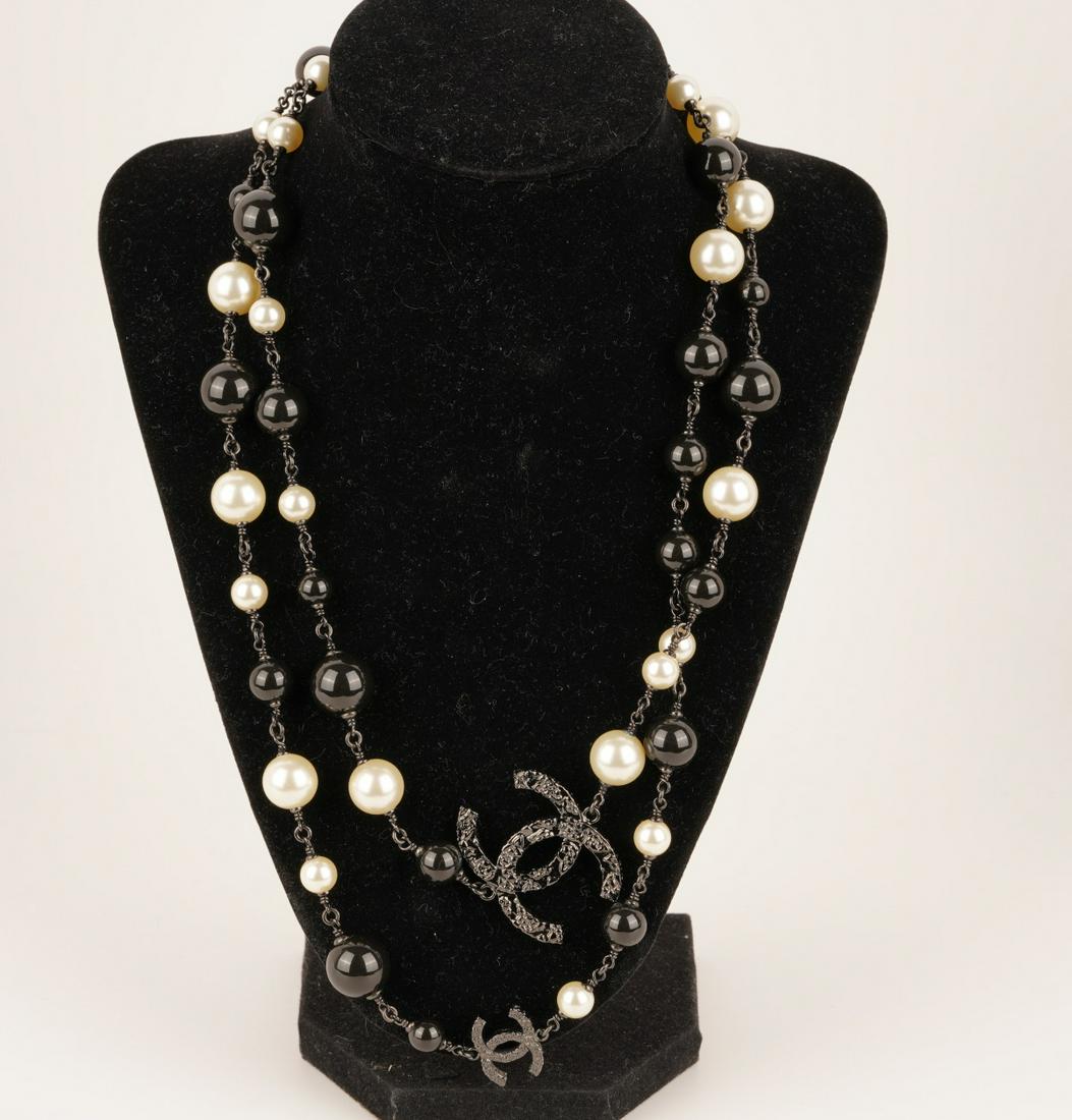 Chanel Z2046 Black Necklace NWT: Neiman Marcus $1,100