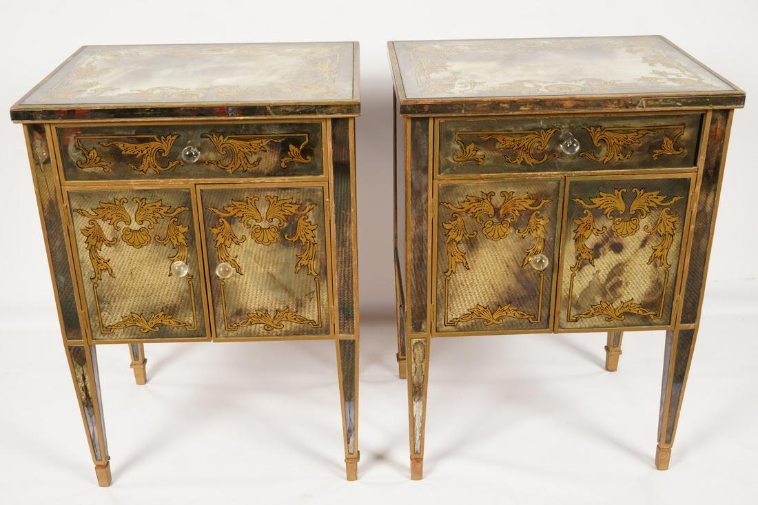 Pair Attr Maison Jansen Mirrored Side Cabinets (1 of 12)