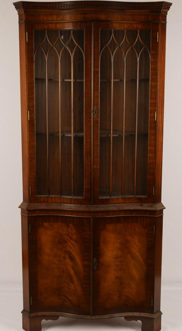 Georgian Style Serpentine Cabinet (1 of 6)