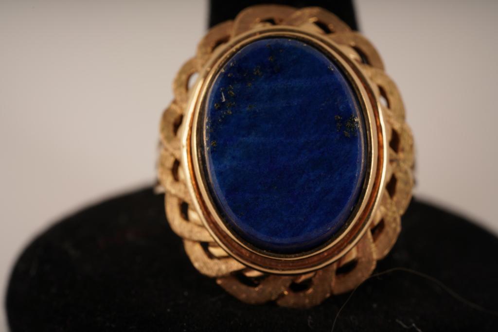 14K Gold Lapis Ring (1 of 6)