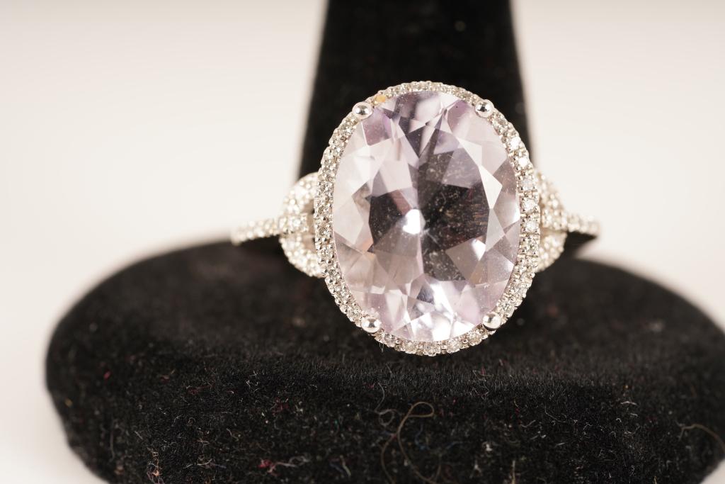 14K White Gold Cocktail Ring (1 of 7)