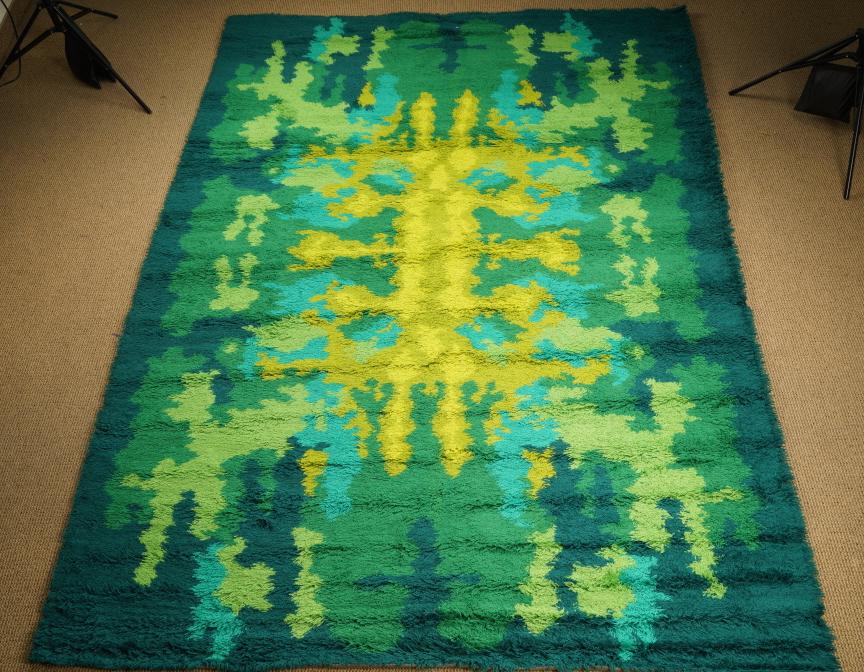 Austrian MidCentury Carmen Rya  Wool Rug (1 of 5)
