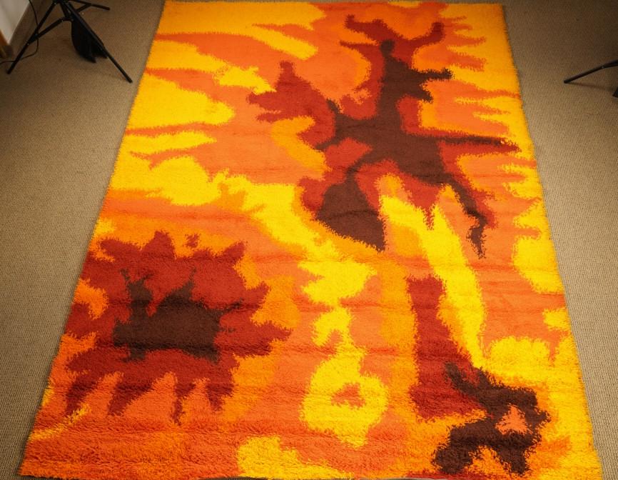 Danish MidCentury Ege Rya Boutique Wool Rug (1 of 5)