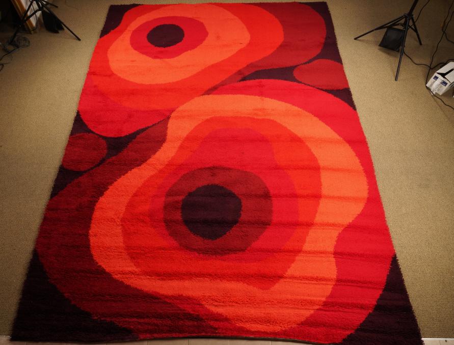 Danish MidCentury Ege Rya Boutique Wool Rug (1 of 5)