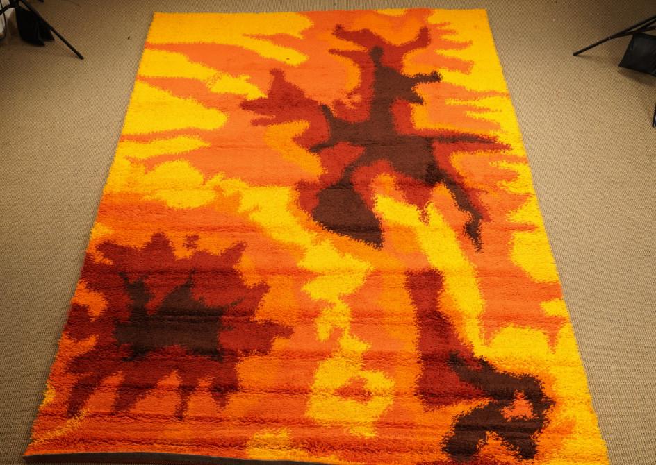 Danish MidCentury Ege Rya Boutique Wool Rug (1 of 5)