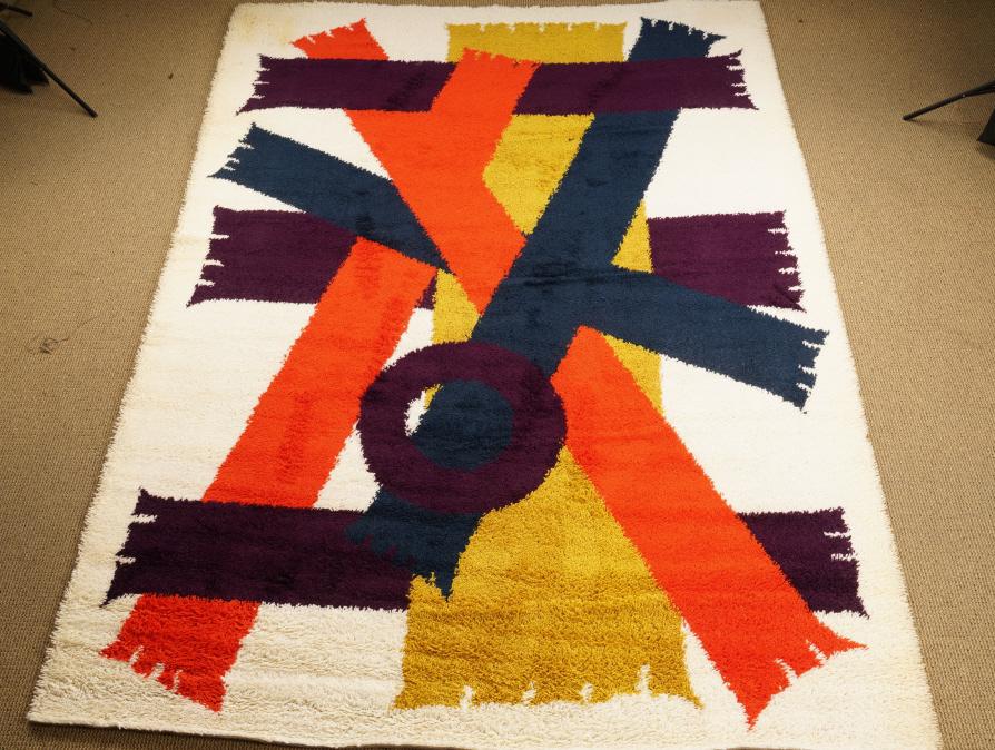 Danish MidCentury Ege Rya Boutique Wool Rug (1 of 7)