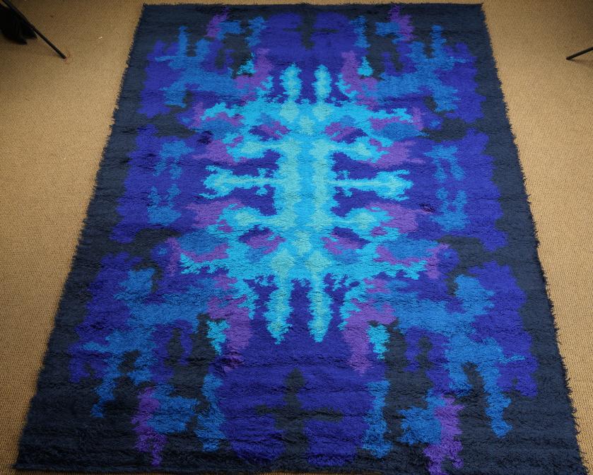 Austrian MidCentury Thor Wool Rya Rug (1 of 5)