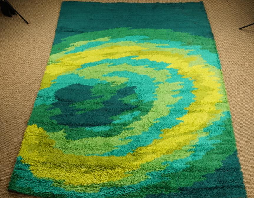 Austrian MidCentury Carmen Rya  Wool Rug (1 of 5)