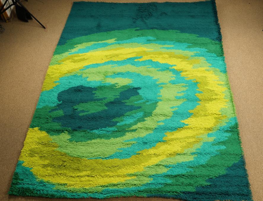 Austrian MidCentury Thor Wool Rya Rug (1 of 5)