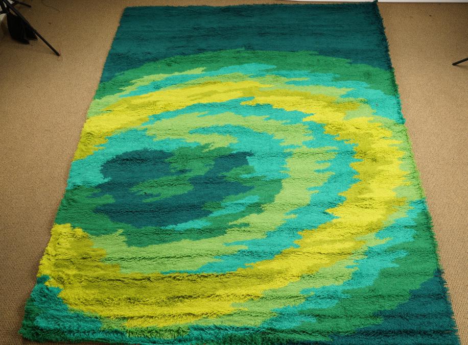 Austrian MidCentury Thor Wool Rya Rug (1 of 5)