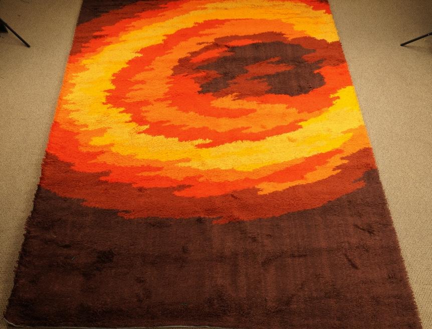 Austrian MidCentury Thor Wool Rya Rug (1 of 5)