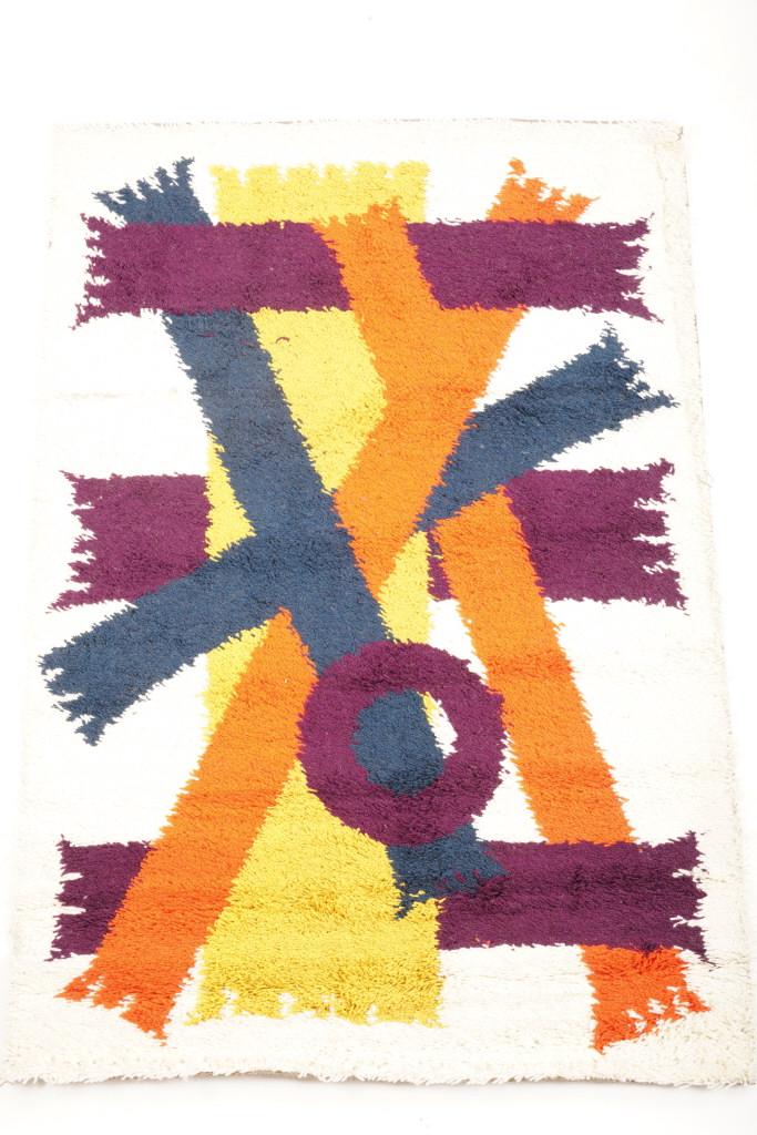 Danish MidCentury Ege Wool Rya Rug (1 of 4)