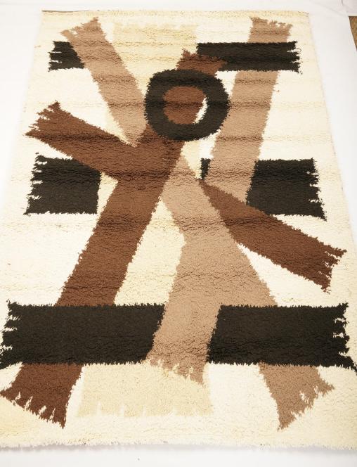 Danish MidCentury Ege Boutique Wool Rya Rug (1 of 5)