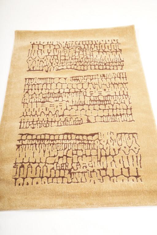 Danish MidCentury Ege Naturals Acrylic Rya Rug: Purchased new by an esteemed Boston retailer in the 1970's; stored securely since then. Never walked on, no fading, or wear of any kind. Made in the Phillipines