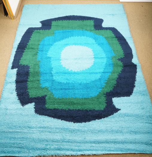 Danish MidCentury Ege Boutique Wool Rya Rug (1 of 5)