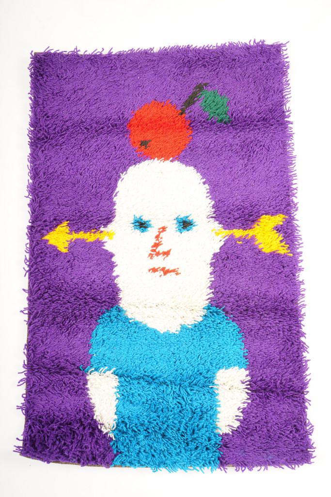 Danish MidCentury Ege Vaegrya Wool Rya Rug: Purchased new by an esteemed Boston retailer in the 1970's; stored securely since then. Never walked on, no fading, or wear of any kind. 100% wool rya; thick pile carpet