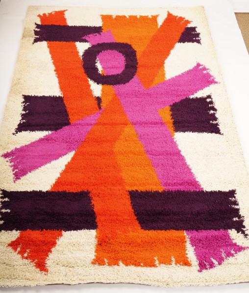 Danish MidCentury Ege Boutique Wool Rya Rug (1 of 5)