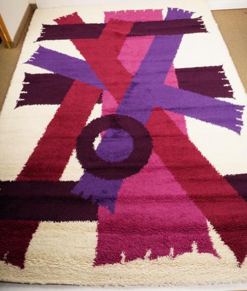 Danish MidCentury Ege Boutique Wool Rya Rug (1 of 5)