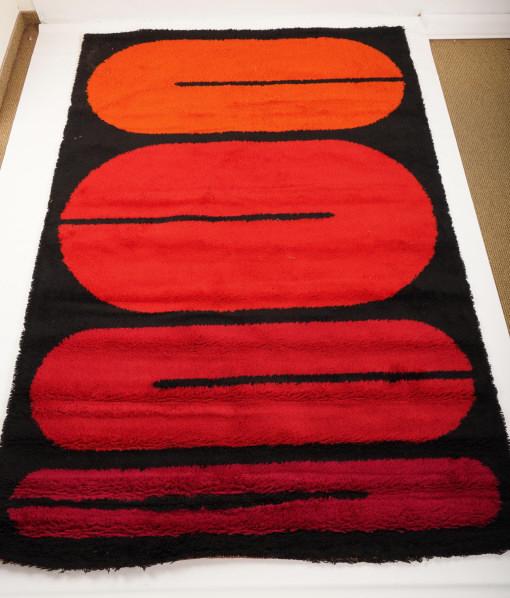 Danish MidCentury Wilton Wool Rya Rug (1 of 5)