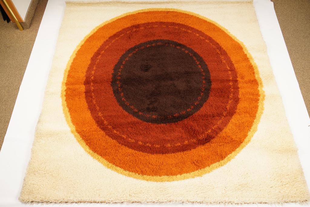 Danish MidCentury Wilton Wool Rya Rug (1 of 4)
