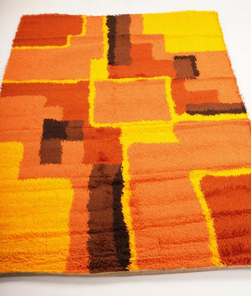 Danish Dania Rya MidCentury Wool Rya Rug (1 of 5)