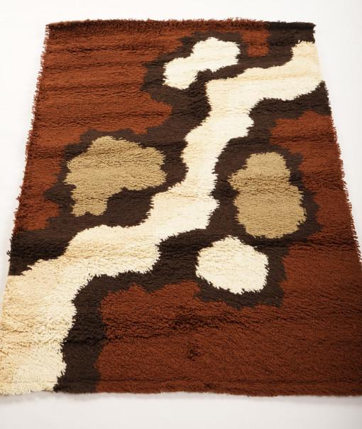 Danish Dania Rya MidCentury Wool Rya Rug (1 of 5)