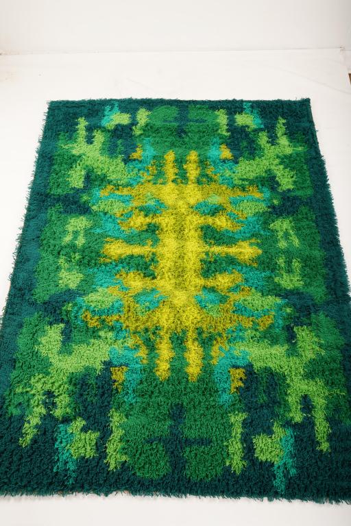 Austrian Carmen MidCentury Wool Rya Rug (1 of 5)