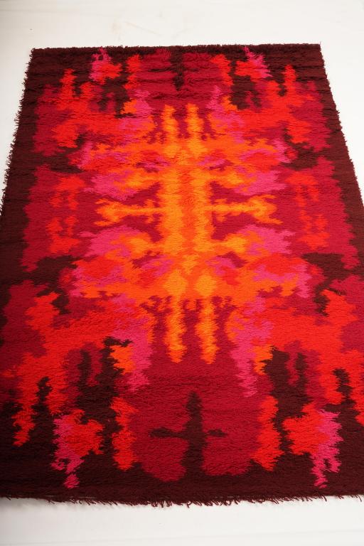 Austrian Thor MidCentury Wool Rya Rug (1 of 5)