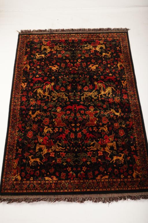 French Antiqua Wool MidCentury Rug (1 of 5)