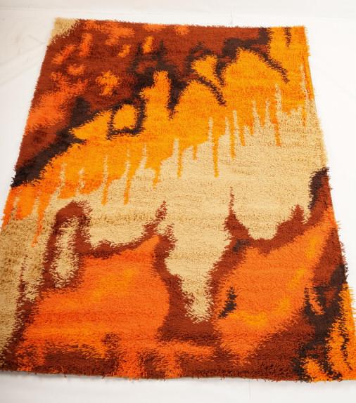 Danish MidCentury Ege Vanguard Wool Rya Rug (1 of 5)