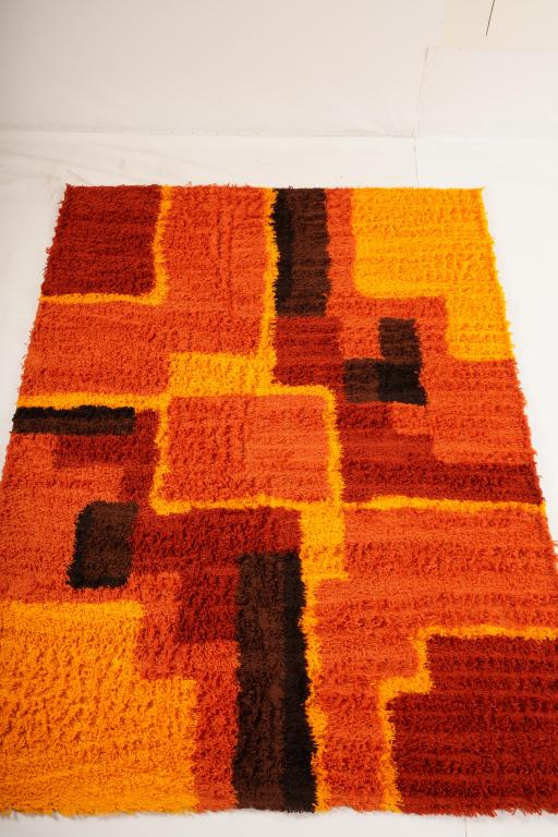 Danish Dania Rya MidCentury Wool Rya Rug (1 of 5)